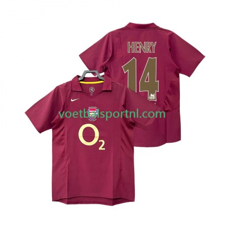 Arsenal Henry 14 2006 Retro Thuis Shirt 2005